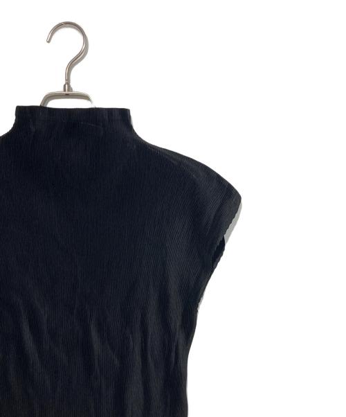 PLEATS PLEASE（プリーツプリーズ）PLEATS PLEASE (プリーツプリーズ) 細プリーツカットソー ブラック サイズ:3の古着・服飾アイテム