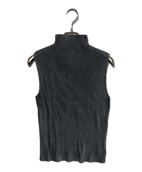 PLEATS PLEASE（プリーツプリーズ）PLEATS PLEASE (プリーツプリーズ) 細プリーツカットソー グレー サイズ:３の古着・服飾アイテム