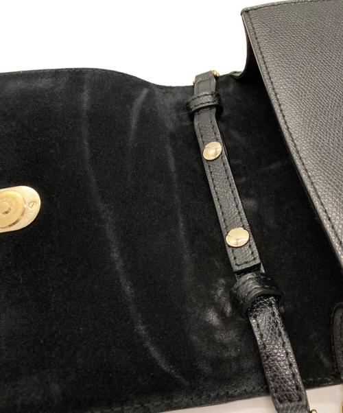 FURLA（フルラ）FURLA (フルラ) チェーンショルダーバッグ ブラックの古着・服飾アイテム