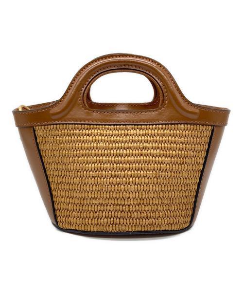MARNI（マルニ）MARNI (マルニ) TROPICALIA BAG MICROショルダーバッグ ブラウンの古着・服飾アイテム