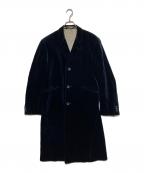 PAUL SMITHポールスミス）の古着「ベロアコート」｜ネイビー