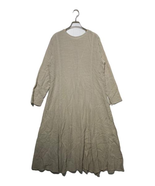 JOURNAL STANDARD relume（ジャーナルスタンダード レリューム）JOURNAL STANDARD relume (ジャーナルスタンダード レリューム) コットンクレープマーメイドワンピース2WAY ベージュ サイズ:Freeの古着・服飾アイテム