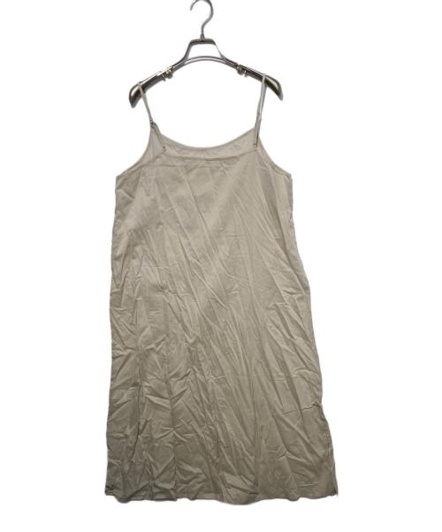 JOURNAL STANDARD relume（ジャーナルスタンダード レリューム）JOURNAL STANDARD relume (ジャーナルスタンダード レリューム) コットンクレープマーメイドワンピース2WAY ベージュ サイズ:Freeの古着・服飾アイテム