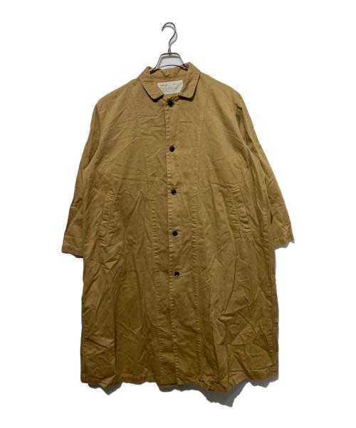 HARVESTY（ハーベスティー）HARVESTY (ハーベスティー) オーバーコート ベージュ サイズ:1の古着・服飾アイテム