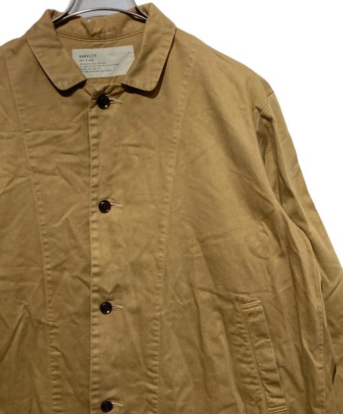 HARVESTY（ハーベスティー）HARVESTY (ハーベスティー) オーバーコート ベージュ サイズ:1の古着・服飾アイテム