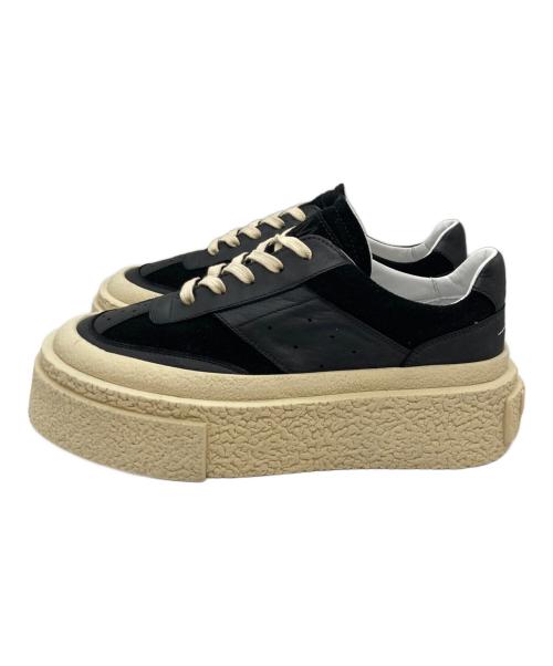 MM6 Maison Margiela（エムエムシックスメゾンマルジェラ）MM6 Maison Margiela (エムエムシックスメゾンマルジェラ) プラットフォームシューズ ブラック サイズ:39の古着・服飾アイテム