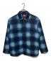 Supreme（シュプリーム）の古着「Shadow Plaid Fleece Shirt」｜ブルー