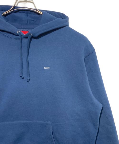 SUPREME（シュプリーム）Supreme (シュプリーム) small box hooded sweatshirt ブルー サイズ:Mの古着・服飾アイテム