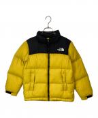 THE NORTH FACEザ ノース フェイス）の古着「キッズヌプシジャケット」｜イエロー×ブラック