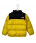 THE NORTH FACE (ザ ノース フェイス) キッズヌプシジャケット イエロー×ブラック サイズ:140cm：8000円