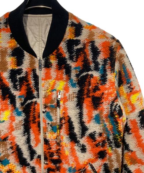 ISABEL MARANT（イザベルマラン）ISABEL MARANT (イザベルマラン) OTIS WOOL COAT オレンジ×ブラック サイズ:Mの古着・服飾アイテム