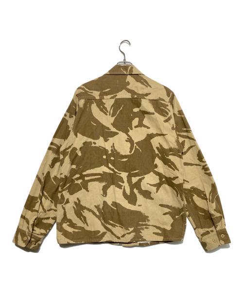 PALACE（パレス）PALACE (パレス) canvas shirt カモフラジャケット ベージュ サイズ:Sの古着・服飾アイテム