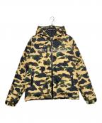 A BATHING APEア ベイシング エイプ）の古着「GORE-TEX 1ST CAMO HOODIE DOWN JACKET」｜イエロー×ブラック