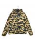 A BATHING APE（ア ベイシング エイプ）の古着「GORE-TEX 1ST CAMO HOODIE DOWN JACKET」｜イエロー×ブラック