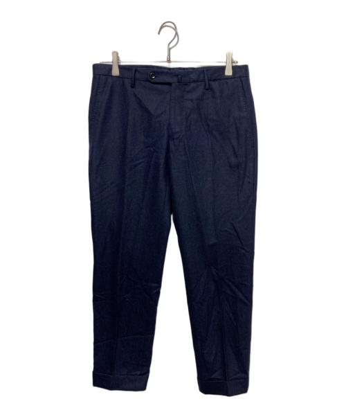 INCOTEX（インコテックス）INCOTEX (インコテックス) ウールPATTERN30タイプトラウザー ネイビー サイズ:46の古着・服飾アイテム
