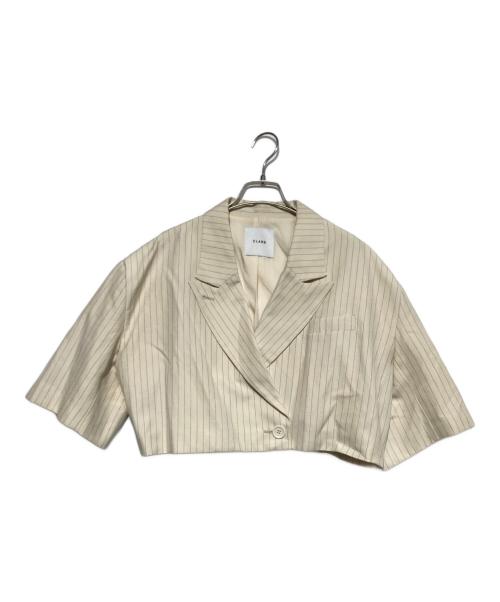 CLANE（クラネ）CLANE (クラネ) CROPPED TAILRED JACKET アイボリー サイズ:1の古着・服飾アイテム