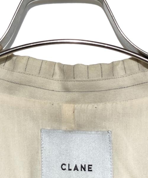 CLANE（クラネ）CLANE (クラネ) CROPPED TAILRED JACKET アイボリー サイズ:1の古着・服飾アイテム