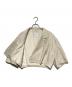 中古・古着 CLANE (クラネ) CROPPED TAILRED JACKET アイボリー サイズ:1：6000円
