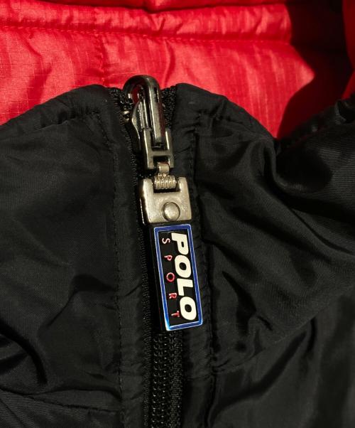 POLO SPORT（ポロスポーツ）POLO SPORT (ポロスポーツ) リバーシブルプルオーバーパフジャケット レッド サイズ:XLの古着・服飾アイテム