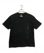 New Era×YOHJI YAMAMOTOニューエラ×ヨウジヤマモト）の古着「21SS S/S YY PRINT COTTON TE」｜ブラック