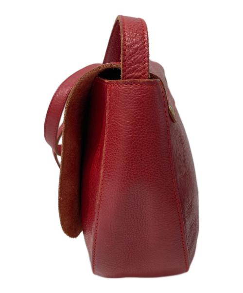 IL BISONTE（イル ビゾンテ）IL BISONTE (イル ビゾンテ) ショルダーバッグ レッドの古着・服飾アイテム