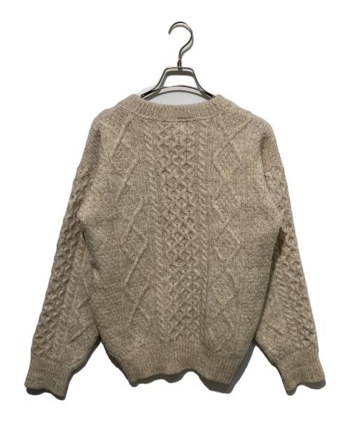 L.L.Bean（エルエルビーン）L.L.Bean (エルエルビーン) オールドケーブルニット ベージュ サイズ:Mの古着・服飾アイテム