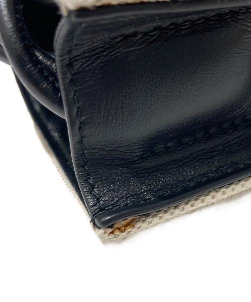 JIL SANDER（ジルサンダー）JIL SANDER (ジルサンダー) Medium タングル ショルダーバッグ ベージュ×ブラックの古着・服飾アイテム