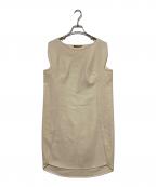 YOKO CHANヨーコチャン）の古着「ノースリーブ ボックスワンピース」｜ホワイト