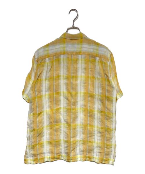 ISSEY MIYAKE（イッセイミヤケ）ISSEY MIYAKE (イッセイミヤケ) リネンシャツ イエロー サイズ:1の古着・服飾アイテム