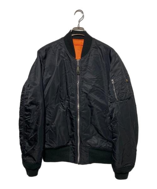 ALPHA（アルファ）ALPHA (アルファ) MA-1ジャケット ブラック サイズ:XLの古着・服飾アイテム