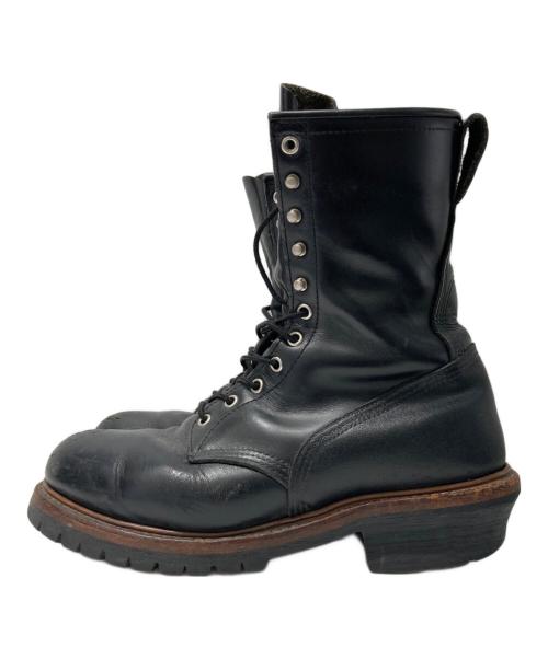 RED WING（レッドウィング）RED WING (レッドウィング) ロガーブーツ ブラック サイズ:US10の古着・服飾アイテム