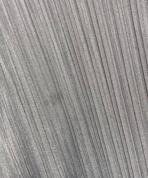 PLEATS PLEASE（プリーツプリーズ）PLEATS PLEASE (プリーツプリーズ) プリーツカーディガン グレー サイズ:3の古着・服飾アイテム