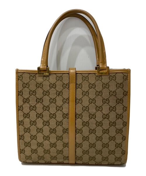 GUCCI（グッチ）GUCCI (グッチ) ジャッキー トートバッグ ブラウンの古着・服飾アイテム