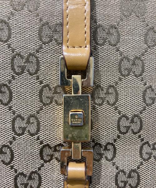 GUCCI（グッチ）GUCCI (グッチ) ジャッキー トートバッグ ブラウンの古着・服飾アイテム