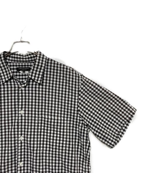 COMME des GARCONS HOMME PLUS（コムデギャルソンオムプリュス）COMME des GARCONS HOMME PLUS (コムデギャルソンオムプリュス) 半袖シャツ ブラック×ホワイト サイズ:Mの古着・服飾アイテム