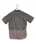 COMME des GARCONS HOMME PLUS (コムデギャルソンオムプリュス) 半袖シャツ ブラック×ホワイト サイズ:M：8000円