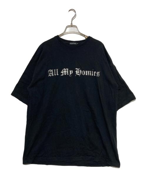ALL MY HOMIES（オールマイホーミーズ）all my homies (オールマイホーミーズ) Tシャツ ブラック サイズ:ＸＬの古着・服飾アイテム