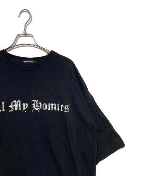 ALL MY HOMIES（オールマイホーミーズ）all my homies (オールマイホーミーズ) Tシャツ ブラック サイズ:ＸＬの古着・服飾アイテム