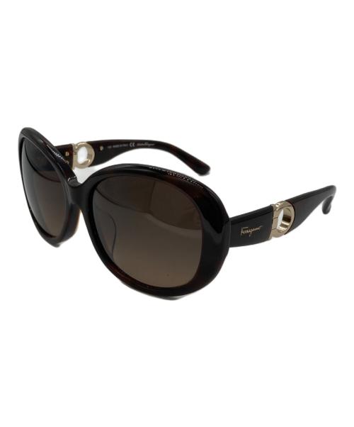 Salvatore Ferragamo（サルヴァトーレ フェラガモ）Salvatore Ferragamo (サルヴァトーレ フェラガモ) サングラス ブラウンの古着・服飾アイテム