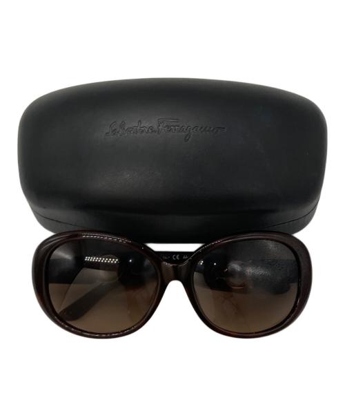 Salvatore Ferragamo（サルヴァトーレ フェラガモ）Salvatore Ferragamo (サルヴァトーレ フェラガモ) サングラス ブラウンの古着・服飾アイテム