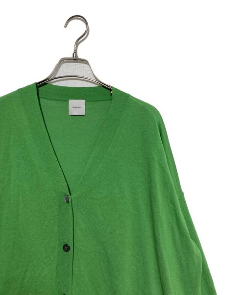 Spick and Span（スピックアンドスパン）Spick and Span (スピックアンドスパン) シルキーヤーンオーバーサイズカーディガン グリーン サイズ:Freeの古着・服飾アイテム