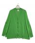 Spick and Span（スピックアンドスパン）の古着「シルキーヤーンオーバーサイズカーディガン」｜グリーン