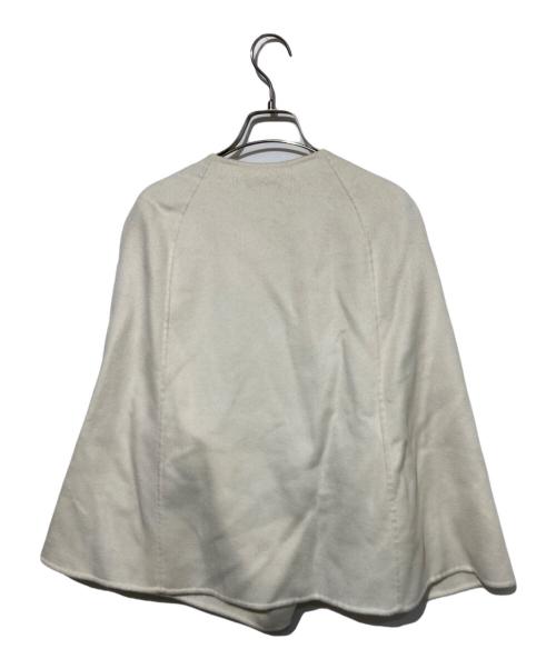 CELFORD（セルフォード）CELFORD (セルフォード) ファーポケットリバーケープジャケット ホワイト サイズ:FREEの古着・服飾アイテム