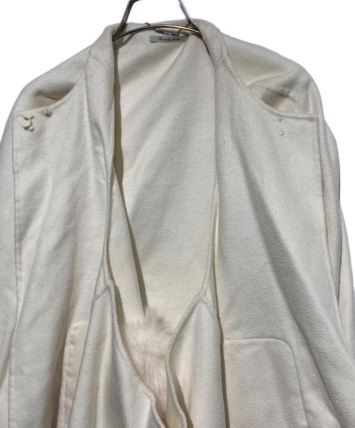 CELFORD（セルフォード）CELFORD (セルフォード) ファーポケットリバーケープジャケット ホワイト サイズ:FREEの古着・服飾アイテム