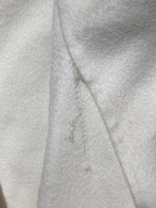 CELFORD（セルフォード）CELFORD (セルフォード) ファーポケットリバーケープジャケット ホワイト サイズ:FREEの古着・服飾アイテム