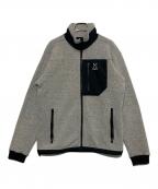 HAGLOFSホグロフス）の古着「Recycle Wool Jacket」｜ホワイト×ブラック