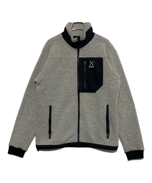 HAGLOFS（ホグロフス）HAGLOFS (ホグロフス) Recycle Wool Jacket ホワイト×ブラック サイズ:Mの古着・服飾アイテム