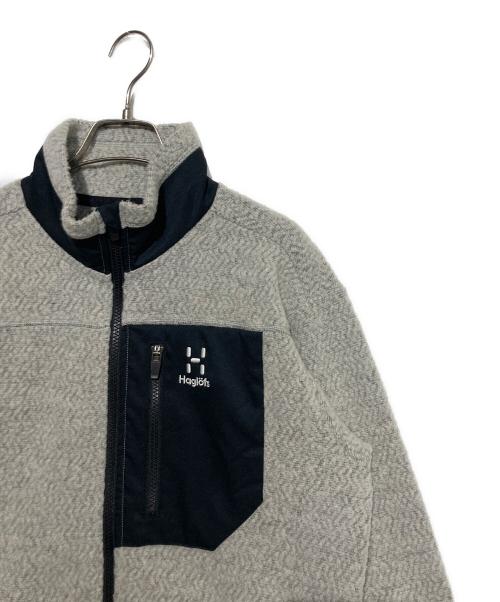 HAGLOFS（ホグロフス）HAGLOFS (ホグロフス) Recycle Wool Jacket ホワイト×ブラック サイズ:Mの古着・服飾アイテム