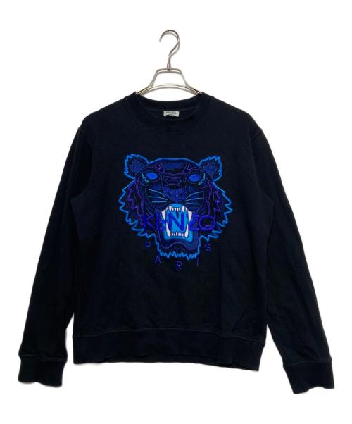 KENZO（ケンゾー）KENZO (ケンゾー) タイガー刺繍スウェット ブラック サイズ:Mの古着・服飾アイテム