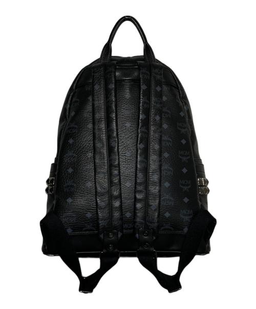 MCM（エムシーエム）MCM (エムシーエム) スタッズ付き リュック ブラックの古着・服飾アイテム